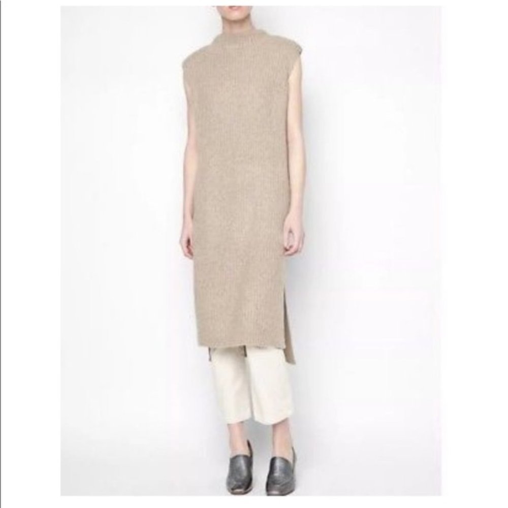J.O.A Los Angeles- ribbed mock neck sweater dress
